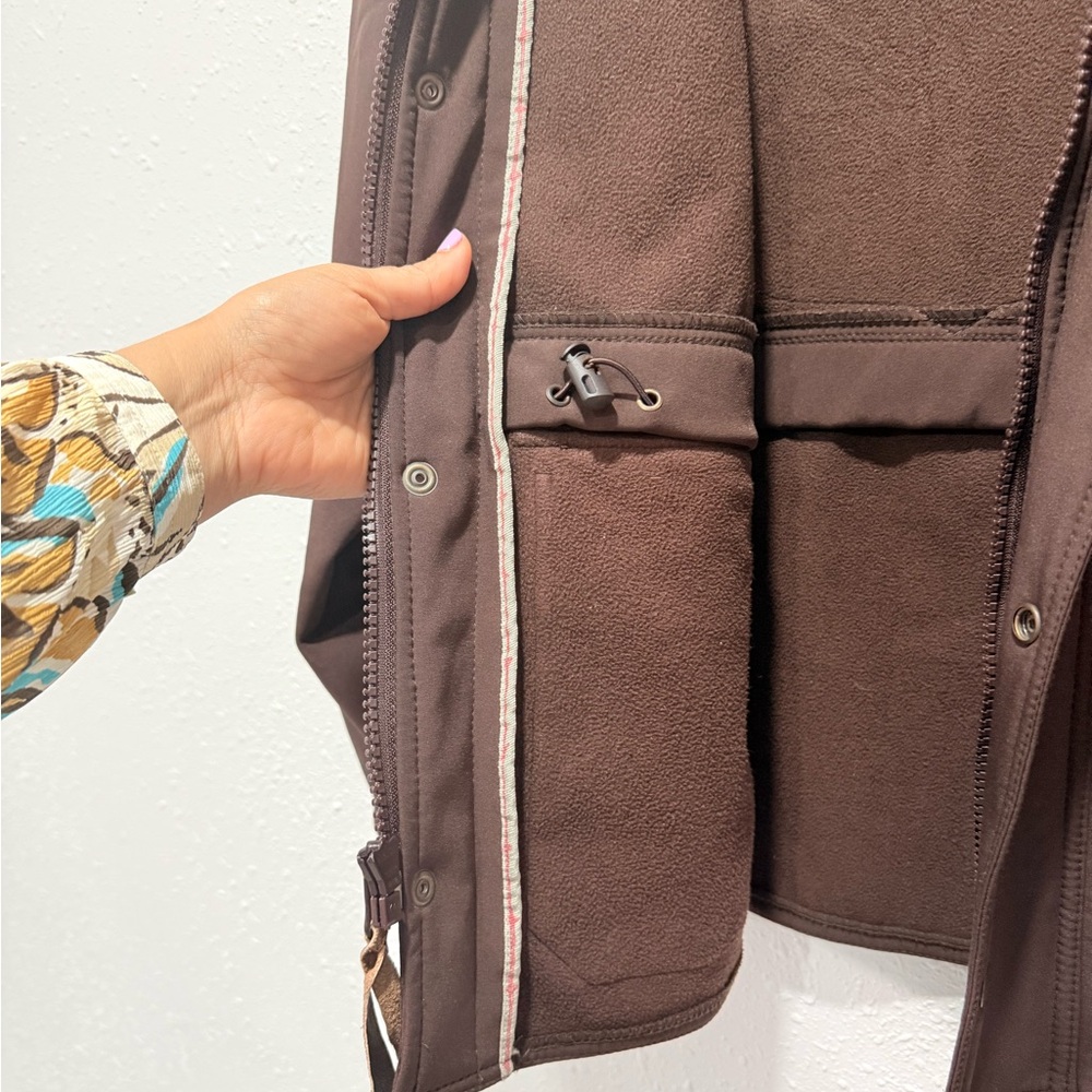 STS Ranchwear Brown Work Jacket with Rodeo Contest Patch L - Picture 8 of 12